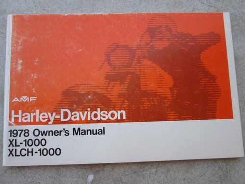 Harley davidson owner manual - harley-davidson,