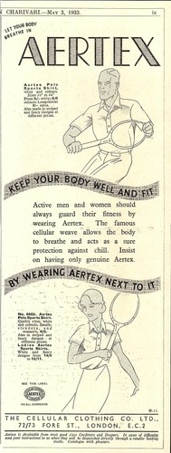 Original 1933 advert aertex - 1933,