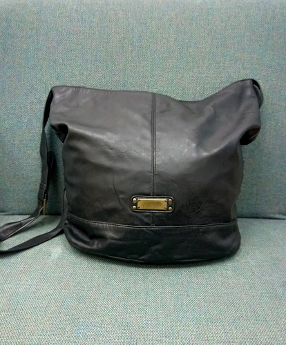Kangol leather shoulder tote - shoulder,