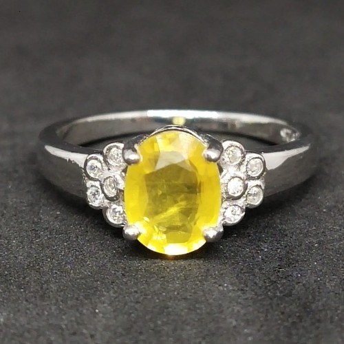 Natural yellow sapphire - natural,