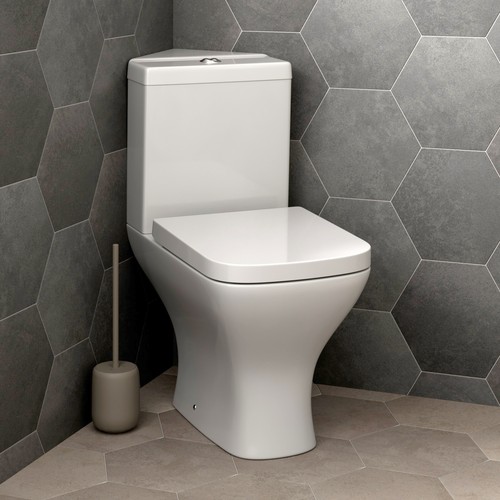 Bathroom corner toilet close - corner,