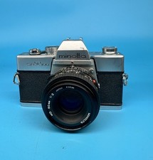 Minolta SRT100 35mm Film SLR Camera With Minolta MD 50mm f/2 Lens