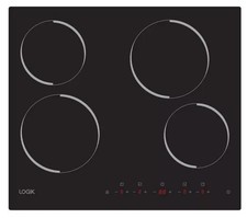 LOGIK LCHOBTC23 59 cm Electric Ceramic Hob  Black Glass