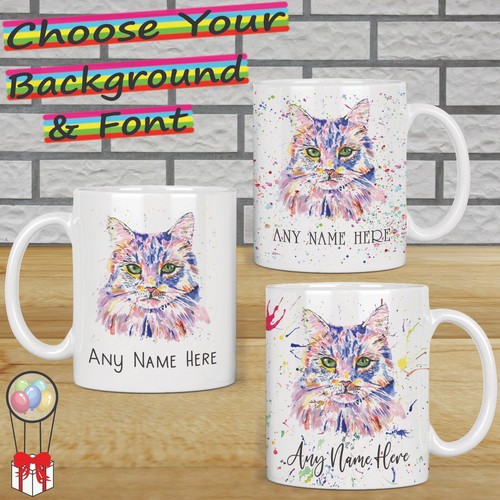 Personalised cat mug ragdoll - ,