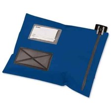 Versapak Cash Handling, Blue Secure Holdall, Mailing Bag 355 x 381mm CVF2 (W0)