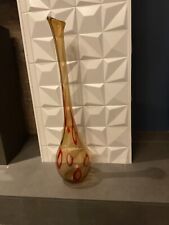 MID CENTURY HUGE GLASS VASE 80cm.. in excellent condition 