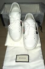 Gucci Men's Ace Tiger-Embroidered Trainers, Size 6.5, USED-EXCELLENT CONDITION