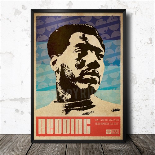 Otis redding art poster music - redding,
