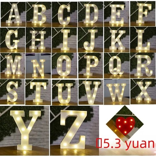 Alphabet led letter numbers - alphabet,