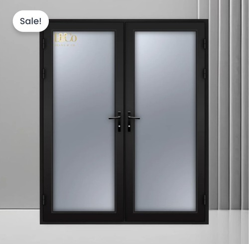 Aluminium french doors 1890mm - doors,