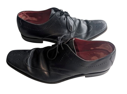 Loake mens black leather - mens,