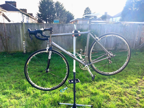 Titanium men road - road, bicycle