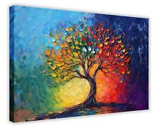 Colourful Tree of Life Canvas