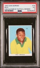 1963 San Giorgio Pele Calciatori Di Tutto IL Mondo PSA 3 Pelè #10 Brazil Brasile