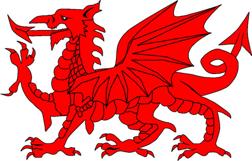 Welsh dragon nessa - welsh, &