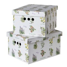 2pc Decorative Storage Boxes
