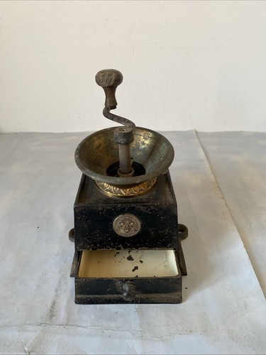 Antique cast iron coffee - iron,