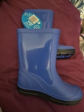 Blue Toddler Wellies Size 4 New  Ideal For Muddy Puddles!