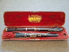 VINTAGE Wooden Italian Flute A
