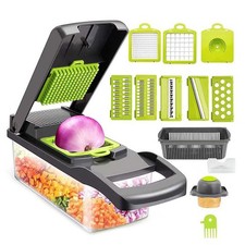 Multi-Purpose Vegetable Slicer Shredder Durable Plastic Manual Chopper Tool