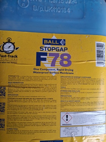 Ball stopgap f78 liquid damp - f,
