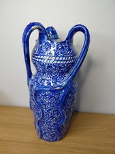 LARGE BLUE &WHITE UNUSUAL