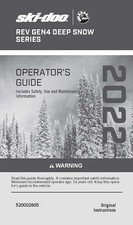 Ski-Doo Owners Operator Guide
