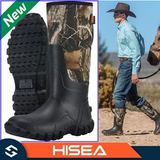 HISEA Men Mid-Calf Rain Boots