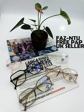 Women's Men's Hip Hop 80's Vintage Clear Lens Eye Glasses Grandmaster Retro UV