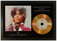 PRINCE '1999'  SIGNED PHOTOGRAPH GOLD DISC DISPLAY COLLECTABLE MEMORABILIA GIFT