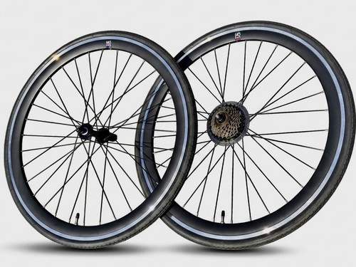 700c logo hybrid wheelset - no,