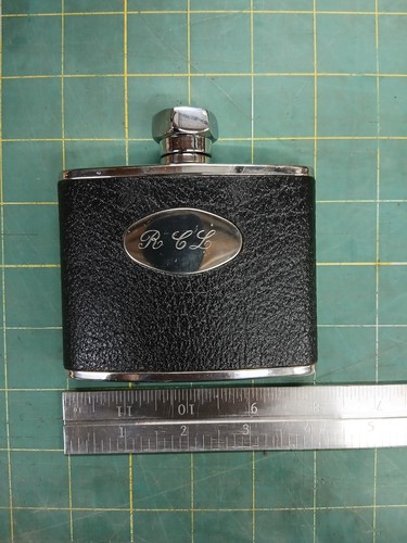 Hip flask 4oz stainless steel - stainless,