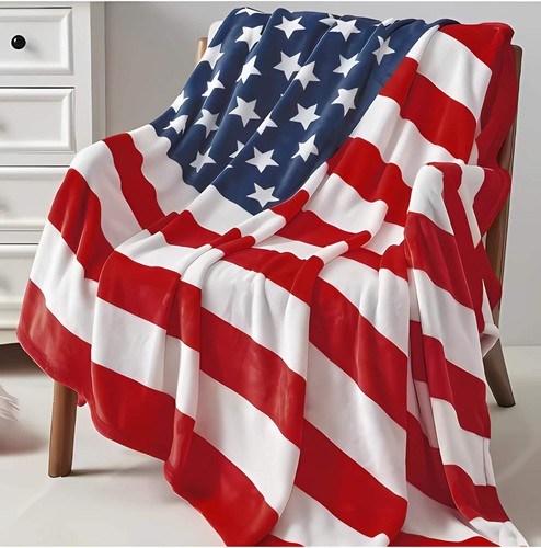 American flag throw - throw, blanket
