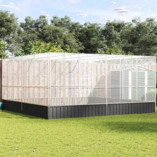 WALPLUS Aviary Silver Steel