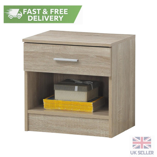 Sonoma oak bedside table - sonoma,