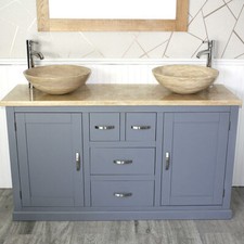Vanity Unit Travertine Top