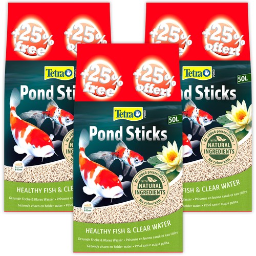 Tetra pond sticks 40l 25 - x3, +25%