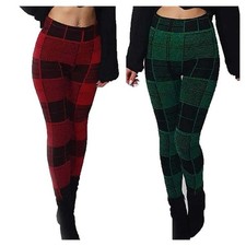 Womens Ladies Knitted Warm Thick Thermal Leggings Trouser Pants High Waist 8-14