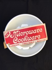 Vintage White Microwave