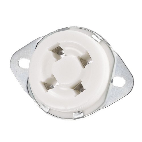4pin tube socket ceramics - tube, ceramics,for