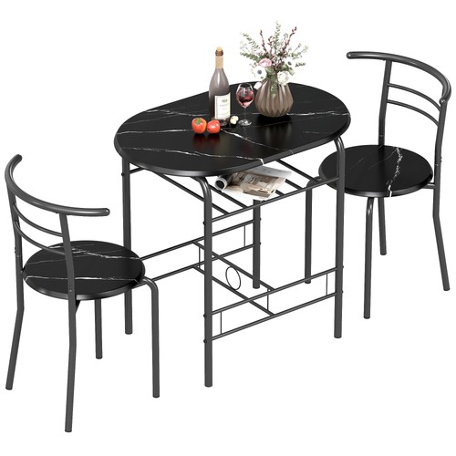 Homcom breakfast bar table and - homcom,