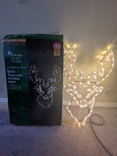 Christmas reindeer rope light - reindeer,