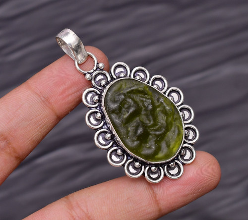 Moldavite gemstone 925 - moldavite,