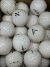 40 White Crystal Golf Balls Slazenger Top Flite Pinnacle Noodle Pearl/A Grade