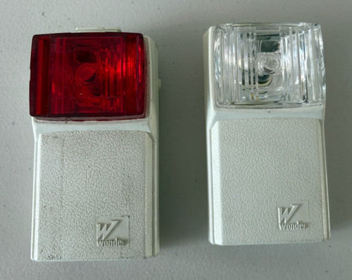 Vintage wonder bicycle lights - wonder,