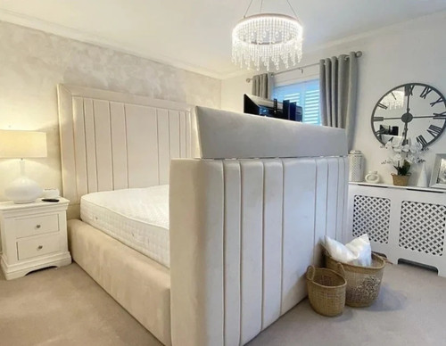Conrad bed frame plush - bed, in
