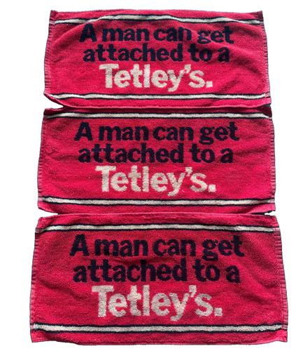 Beer bar towels - 3, tetley’s