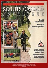 "SCOUTS CANADA CATALOGUE 1994-1995"  Uniforms, Equipment, Books, Badges, Etc.  ^