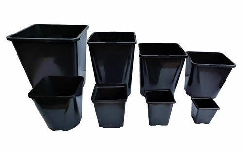 Square plant pot - square, 11