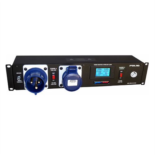 Amp rack mount pdu - 2u, ac
